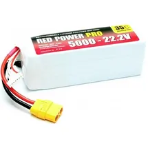 Red Power Akkupack 22,2V 5000mAh 35C Softcase XT90