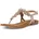 Sandalen mit Absatz aus Leder mit Blumendekor Beige Powder Comb 36 EU