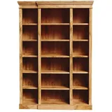 Bücherregal Guru 140x200x45 aus Mangoholz