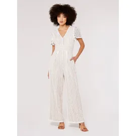Apricot Jumpsuit figurbetont Weiß M (38)