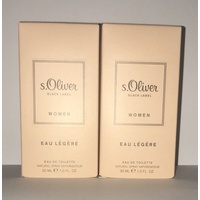 S. Oliver Black Label Eau Lègère Women 2 x 30 ml Eau de Toilette