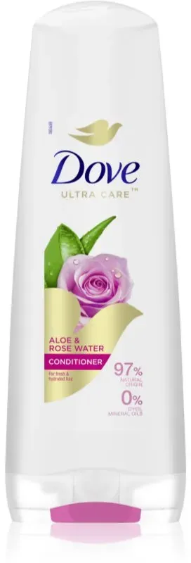 Dove Aloe & Rose Water Conditioner spendet Feuchtigkeit und Glanz 350 ml