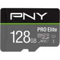 PNY microSDXC Pro Elite 128 GB Class 10 UHS-I A1 V30 + SD-Adapter