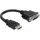 DeLock HDMI zu DVI Adapter 0,20 m Schwarz