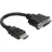 DeLock HDMI zu DVI Adapter 0,20 m Schwarz