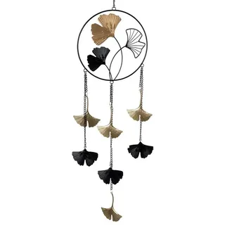 Formano Ginko Fensterhänger Girlande 60 cm Schwarzgold