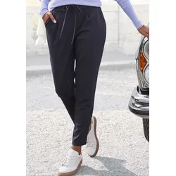LASCANA Schlupfhose, mit Taschen, Jogginghose, elegant-sportlich, Jerseyhose LASCANA marine 38