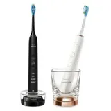 Philips DiamondClean 9000 - 2x Elektrische Schallzahnbürsten - Schwarz, Roségold - HX9914/57
