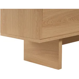 Beliani Deloraine TV Möbel 176 cm Hellbraun Holzwerkstoff