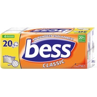 bess Toilettenpapier Classic 3-lagig, 20 Rollen