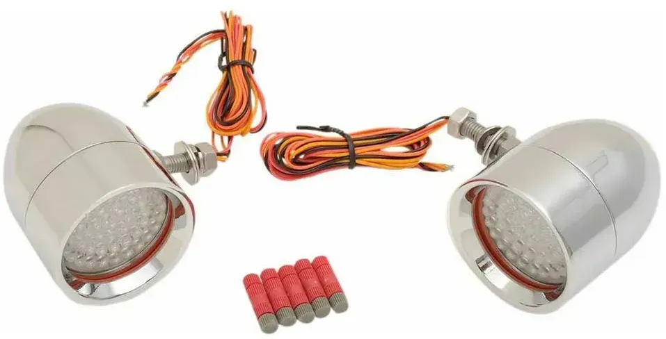 Custom Dynamics Bullet Blinker - Chrome - One Size