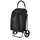 Nils Einkaufstrolley mit Sitz schwarz 40L