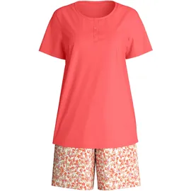 CALIDA Flower Nights Shorty Pyjama Rose of Sharon 44/46