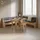 livinity® Eckbankgruppe, Tiberio Goldkraft Eiche 210 x 210 cm mit Tisch