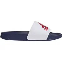 Adidas Adilette Shower Slides, ftwr white / scarlet / victory blue 43 1/3