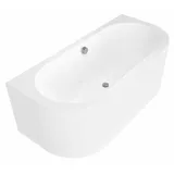 HAK VIVA D MONOLITH asymmetrische Badewanne 170x75x60cm, weiß