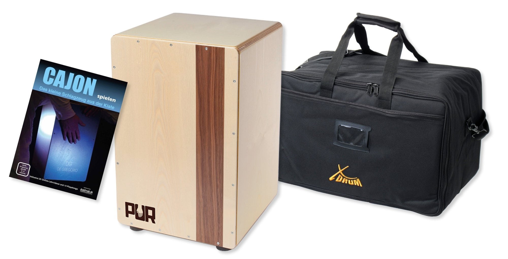 PUR Cajon PC1279 Compact QS Nuss Set + Tasche