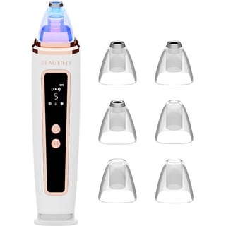 Beautifly B-Derma Ice Diamant Microdermabrasion Gerät, Vacuum Massage, Mitesserentferner, Gesichtsreinigung, Gesichtsreinigung, Blackhead Remover