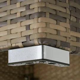 Tectake Pisa Lounge-Set natur