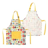 Schürze, Kinderschürze, Kinderschürzen, Kinderschürze aus Baumwolle, Kinderschürze mit Tasche