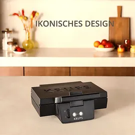 Krups Iconic Sandwichmaker Schwarz