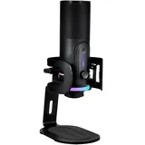 Streamplify MIC PRO RGB Mikrofon, Studioqualität, Fortschrittliche Geräuschunterdrückung, 192kHz/24bit, 10 RGB Lichteffekte, 4 wählbare Richtcharakteristiken