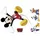 KOMAR Decosticker Friends Mickey Maus 50 x 70 cm