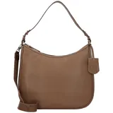 Burkely Always Ava Schultertasche Leder 36.5 cm grau