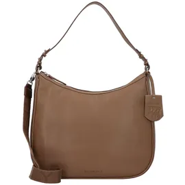 Burkely Always Ava Schultertasche Leder 36.5 cm grau