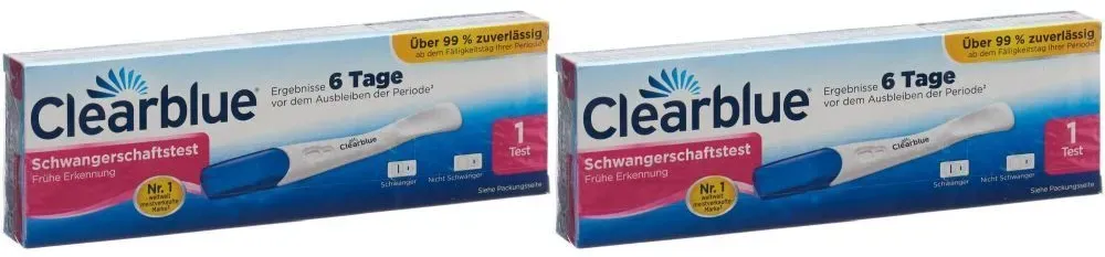 Clearblue Schwangerschaftstest Früherkennung