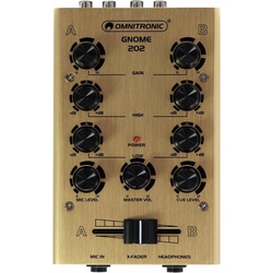 Omnitronic Gnome-202 (DJ Controller), Mischpult, Gold