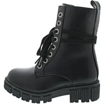 Dockers Schnürstiefel Schwarz 35