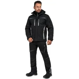 Leibwächter Winter-Softshelljacke Flex-Line Gr. XS schwarz