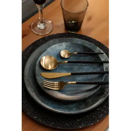 Fééric Lights and Christmas Platzteller Kunststoff Ø 33 cm 1 Stück schwarz