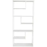 VCM Bücherregal 85 x 35 x 188 cm Weiß