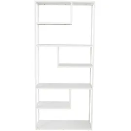 VCM Bücherregal 85 x 35 x 188 cm Weiß