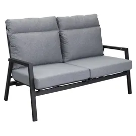 LC Garden »Sondrino« Living Lounge Set 4tlg. XL Sitzgruppe Loungemöbel Gartenset Textilen anthrazit