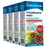 Klosterfrau Mobilind® Franzbranntwein | Latschenkiefer | durchblutungsfördernd, entspannend & aktiv gegen Schmerzen | 4 x 400 ml