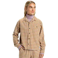 QUIKSILVER Penarek Hemd chocolate brown penarek Gr. XL