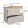 Vicco Waschbeckenunterschrank Majest, Cashmere/artisan, 80.1 x 62 cm mit 2 Schubladen, Rechteckig, 80.1x62x30.1 Badezimmer, Badezimmerschränke, Waschbeckenunterschränke