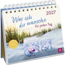 Groh Verlag Postkartenkalender 2027 Weiß