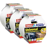 Tesa tesa, UNIVERSAL 56348 Gewebeklebeband Weiß (L x B) 10 m x 50 mm 3 St.