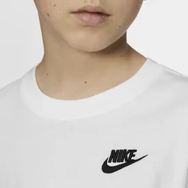 Nike Sportswear T-Shirt Kinder 100 white/black S 128-137 cm