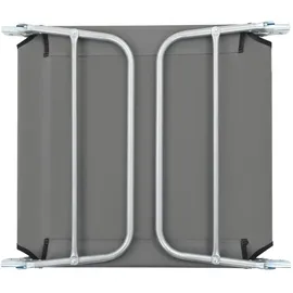 vidaXL Klappliege 182 x 56 x 24,5 cm grau 2 St.