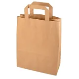 Papstar 50 Tragetaschen, Papier mit Tragegriff