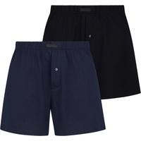 bruno banani Boxershorts, 2er-Pack, Eingriff, für Herren, 4803 MARINE/ SC, XXL