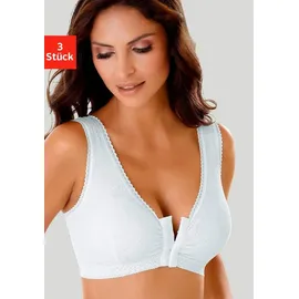 PETITE FLEUR Soft-BH Comfort Day & Night Bra (Packung, 3 Stück) ohne Bügel mit Vorderverschluss beige 100