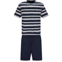 HAJO Pyjama Klima-Light Blau/Grau M