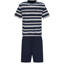 HAJO Pyjama Klima-Light Blau/Grau M