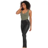 Magic Bodyfashion Leather Look Leggings Black Hosen Schwarz Damen